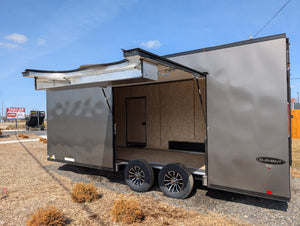 LOOK 8.5x20ft Enclosed Car Hauler / Toy Trailer with Ultimate Escape Door