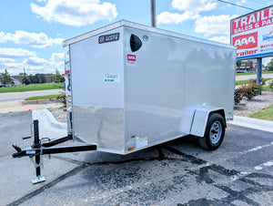 Cargo Mate 5x10 E Series Enclosed Cargo Trailer w Swing Door & Side Door Stock 124611