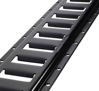 10 Ft Horizontal E-Track – Black Steel | Trailer Cargo Control Rail | In Stock Howell, MI - full product view | AAA Trailer