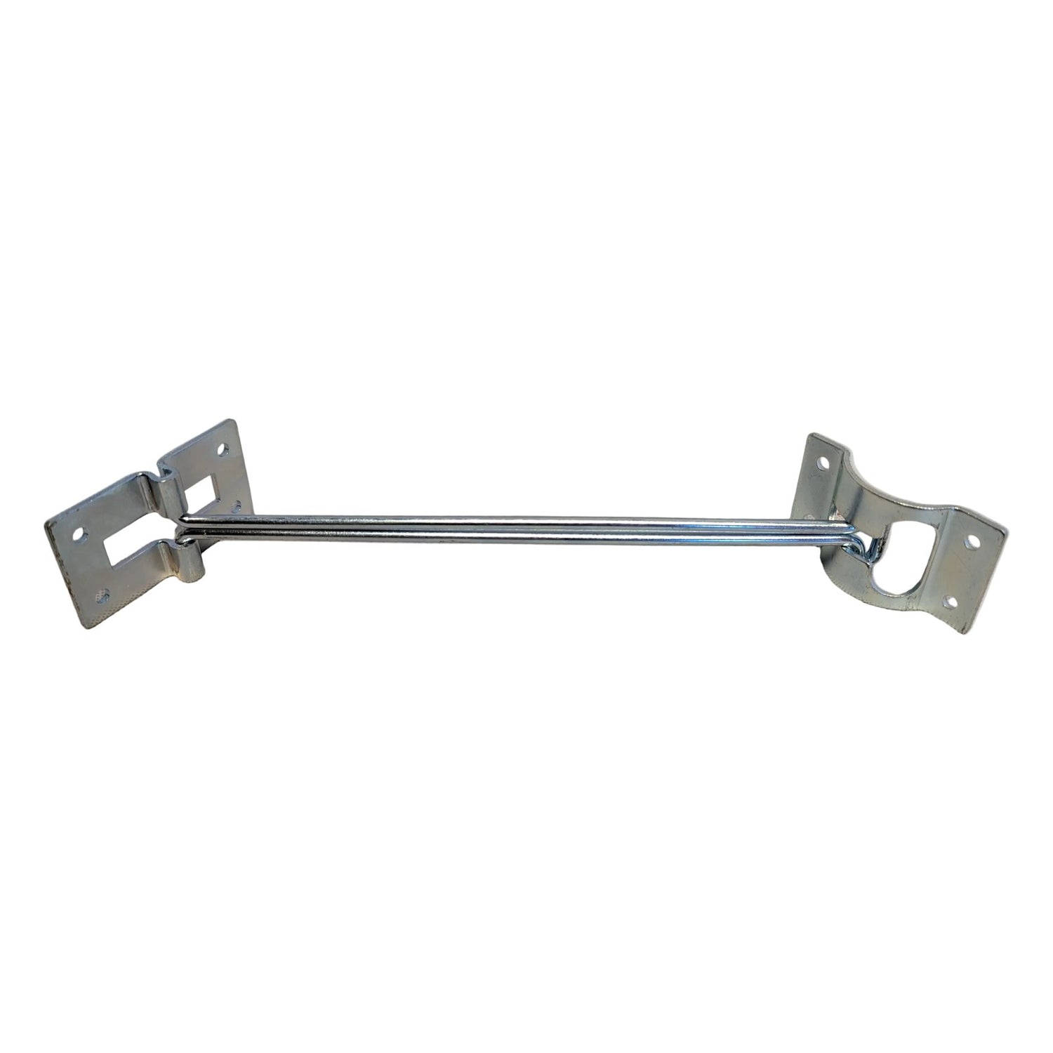 10" T-Style Trailer Door Holder – Zinc-Plated RV & Enclosed Trailer Hook and Keeper - full product view | AAA Trailer