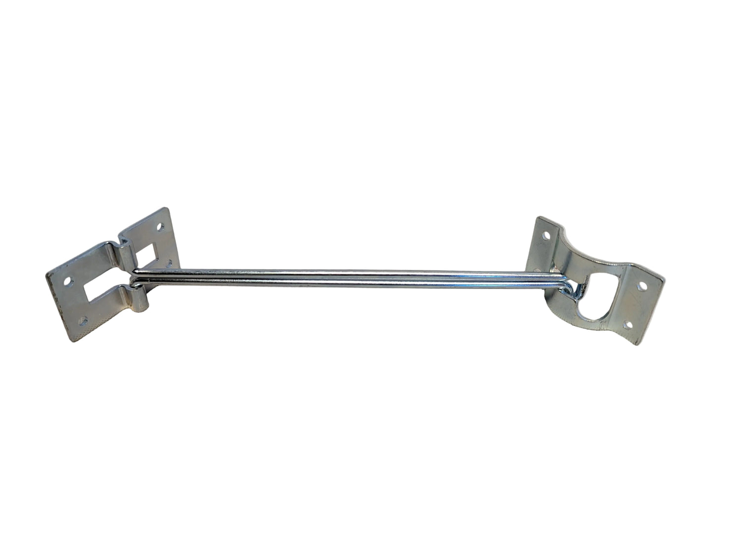 10" T-Style Trailer Door Holder – Zinc-Plated RV & Enclosed Trailer Hook and Keeper - full product view | AAA Trailer