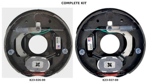 Dexter 10" x 2-1/4" Electric Trailer Brake Set – Complete LH + RH Pair for 3,500 — Kit composite | AAA Trailer