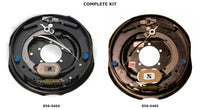 Dexter Nev-R-Adjust 12" x 2" Electric Trailer Brake Set – Complete LH + RH Pair  — Kit composite | AAA Trailer