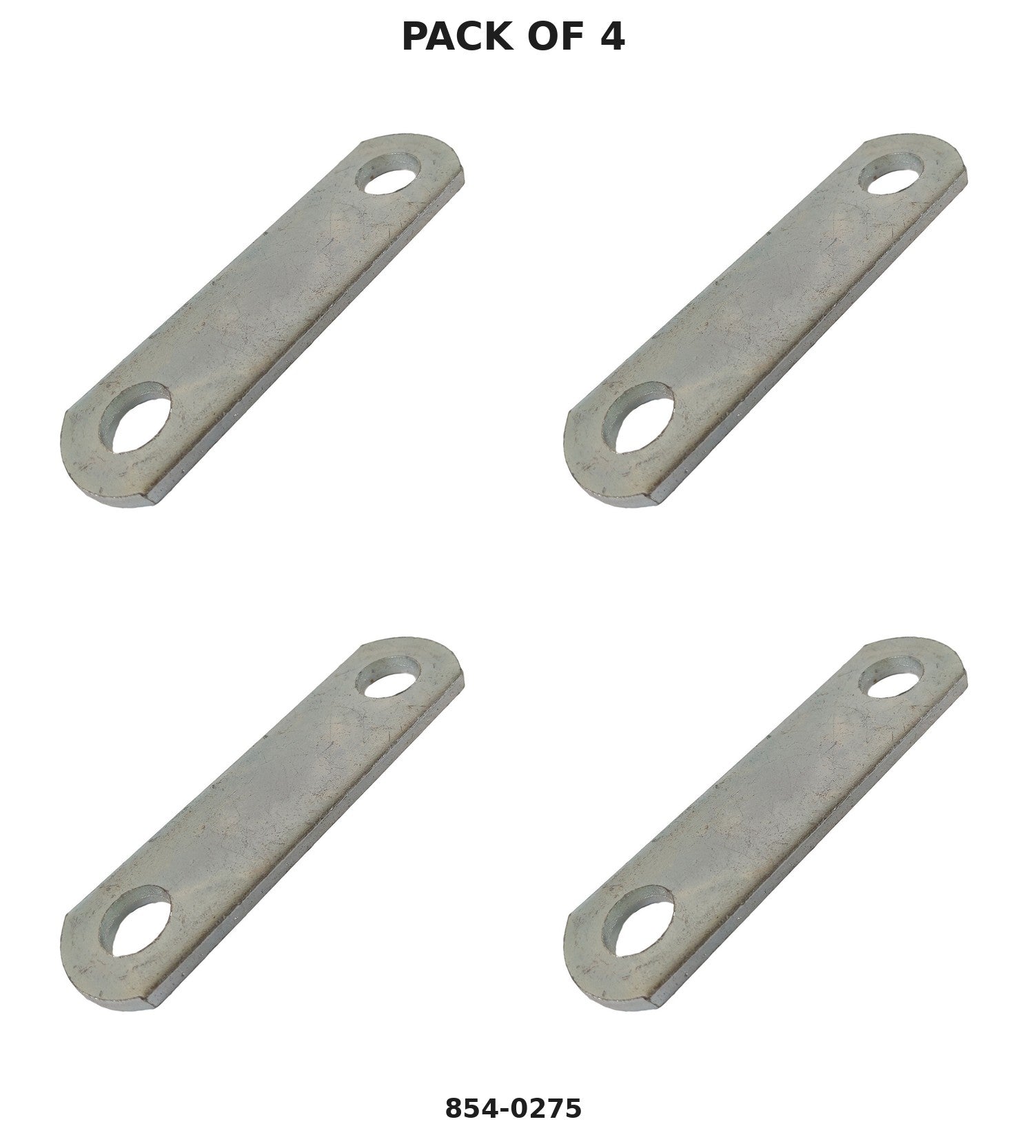 Trailer Shackle Link Strap 4-Pack – 2-3/4" Center-to-Center