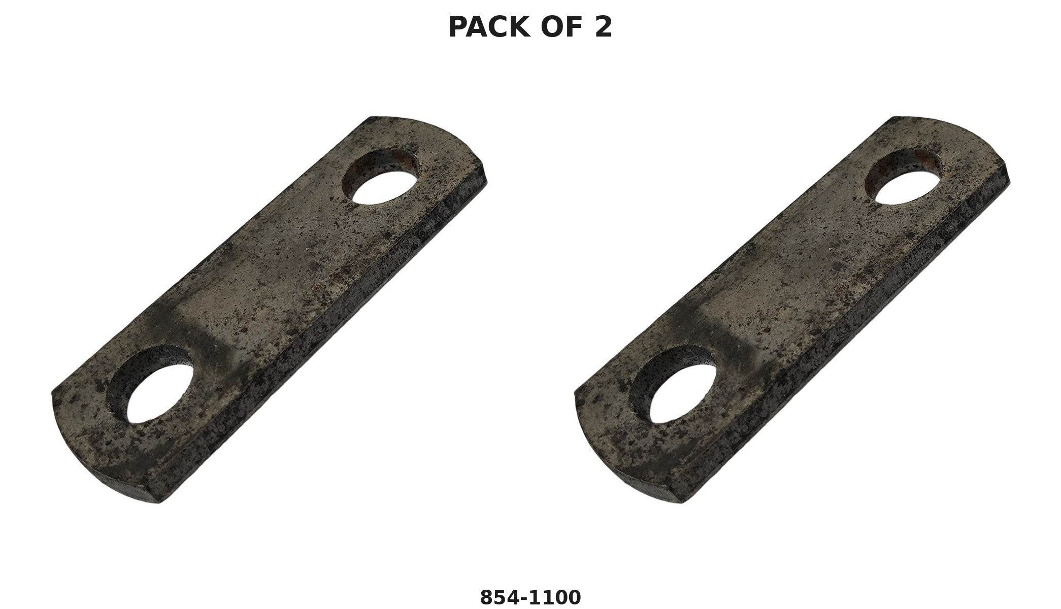 Trailer Shackle Link Strap Pair – 2" Center-to-Center