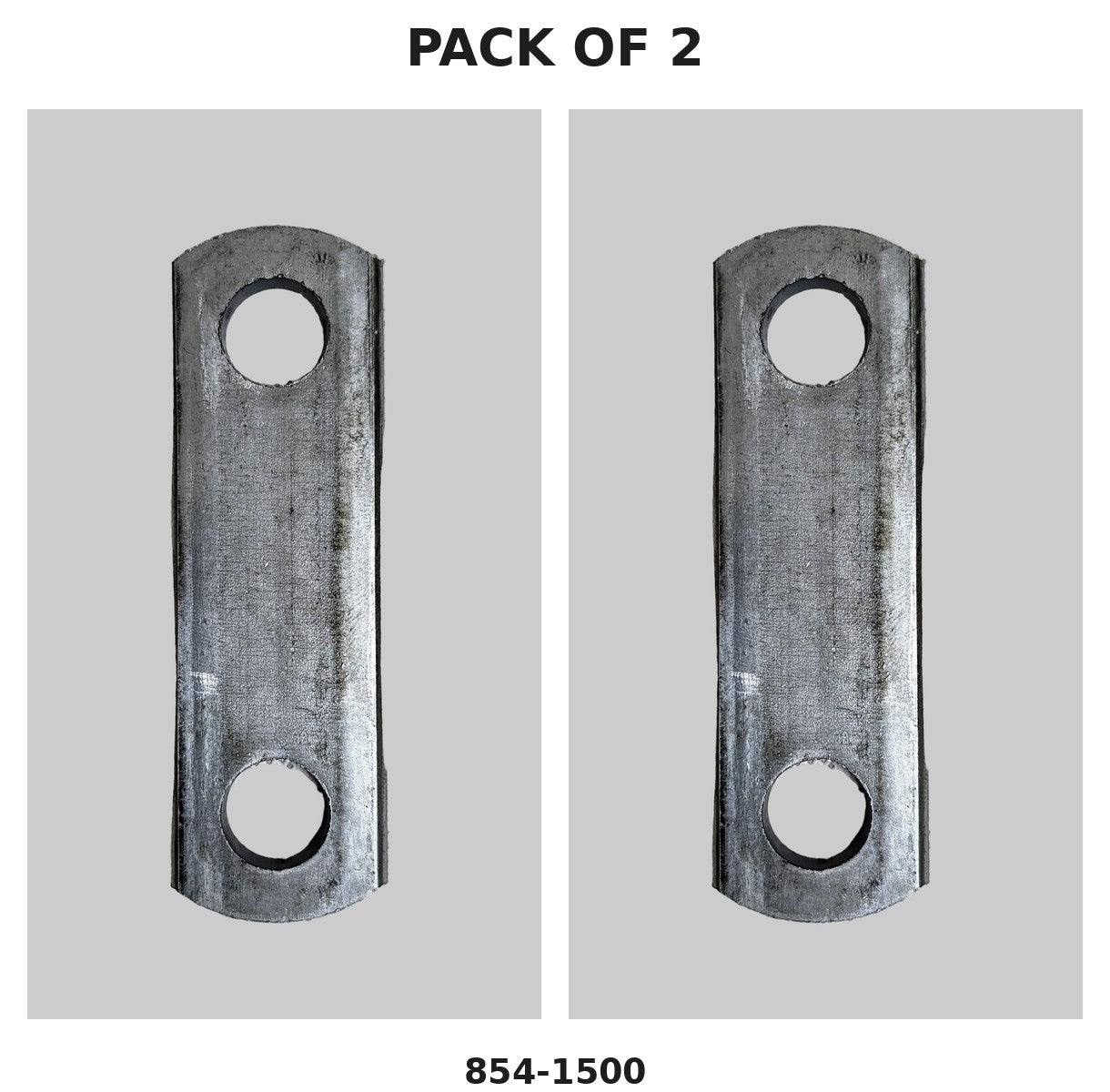 Trailer Shackle Link Strap Pair – 2-1/2" Center-to-Center