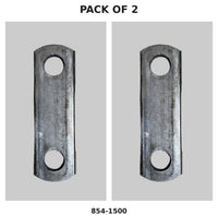Trailer Shackle Link Strap Pair – 2-1/2" Center-to-Center — Pack of 2 | AAA Trailer