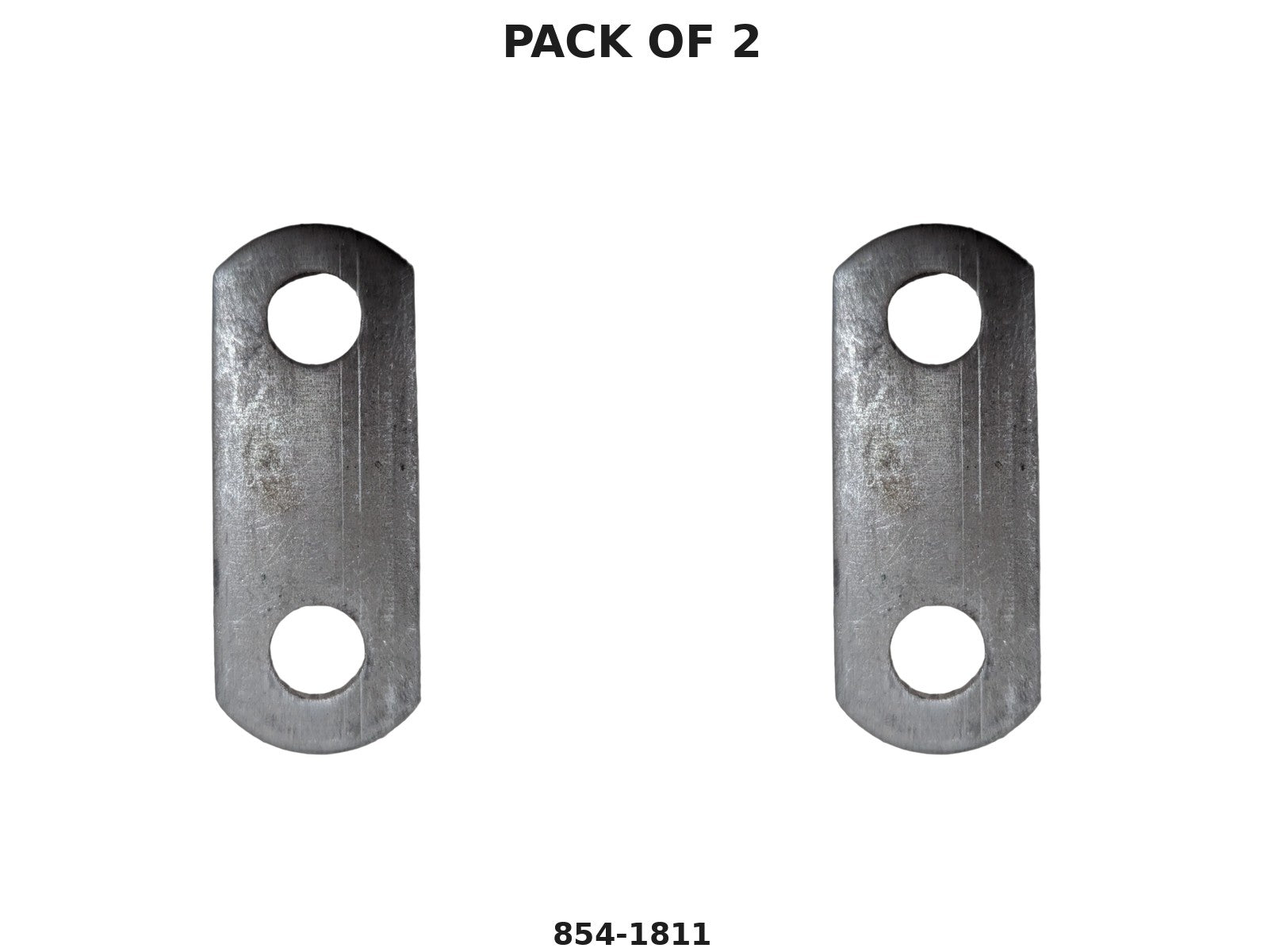 Trailer Shackle Link Strap Pair – 2-1/4" Center-to-Center