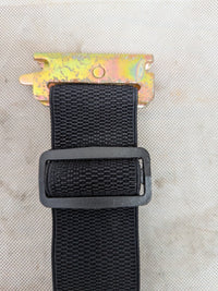 12"-22" Adjustable E-Track Bungee Tie-Down Straps - Black - close-up view | AAA Trailer