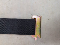 12"-22" Adjustable E-Track Bungee Tie-Down Straps - Black - close-up view | AAA Trailer