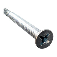 #12-14 x 2-1/2 in. wood-to-steel self-drilling deck screw — Phillips flat head, reamer wings, #3 point, zinc | AAA Trailer