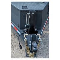 Replacement 12000# Hydraulic Tongue Jack for Dump Trailer - 12,000 lb - full product view | AAA Trailer