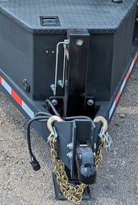 Replacement 12000# Hydraulic Tongue Jack for Dump Trailer - 12,000 lb - full product view | AAA Trailer