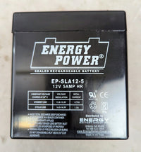 12V 5 Amp Power Breakaway Battery Replacement for Trailers - full product view | AAA Trailer