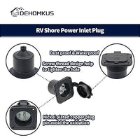 15 Amp Flanged Power Inlet – NEMA 5-15 125V – Weatherproof Trailer/RV - Image 4 | AAA Trailer