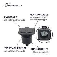 15 Amp Flanged Power Inlet – NEMA 5-15 125V – Weatherproof Trailer/RV - Image 6 | AAA Trailer