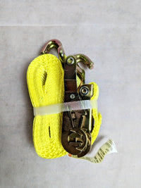 1.5" x15' Ratchet Strap 4400 lbs - 4400 lbs - component detail | AAA Trailer