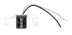 TECNIQ S17 Surface Mount LED Trailer Marker - Amber Clear Lens 2