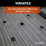 CURT 16027 Puck System 5th Wheel Adapter with Rails, Select Chevy, Ford, GMC, 25K #16027