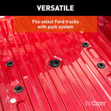 CURT 16027 Puck System 5th Wheel Adapter with Rails, Select Chevy, Ford, GMC, 25K #16027