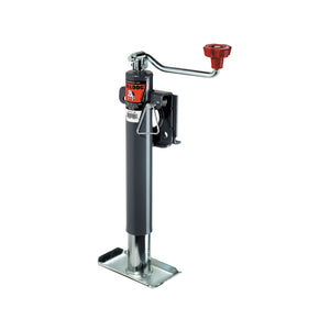 Top Wind Trailer Tongue Jack - Round Weld On - Bulldog