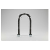 Dexter 2-3/8" Round Trailer Axle U-Bolt – 1/2" Medium with Nuts | Raw Steel - 3,500 lb - full product view | AAA Trailer