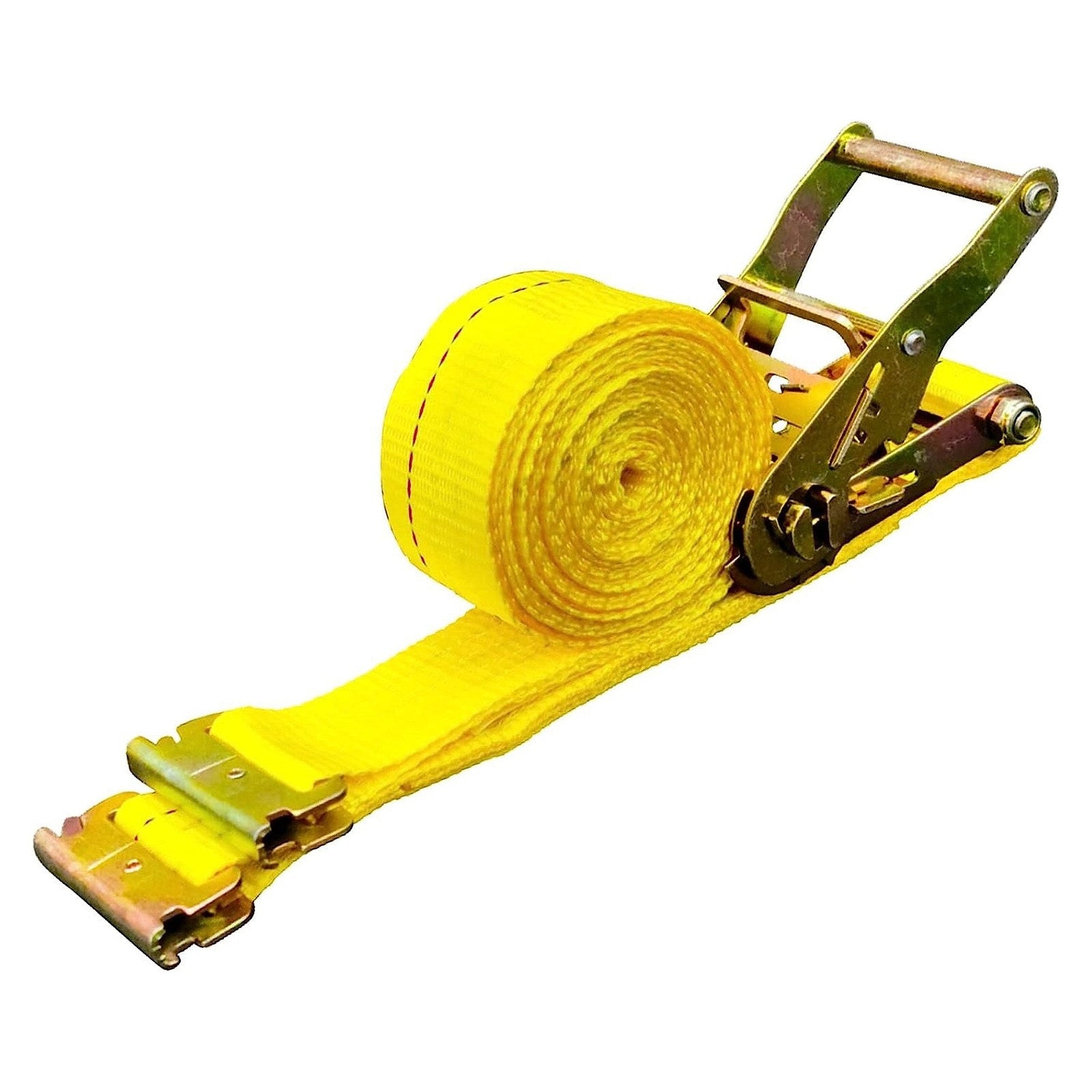 2" x 15' E-Track Ratchet Strap – Heavy Duty 4,400 lb Trailer & Cargo Van Tie Down