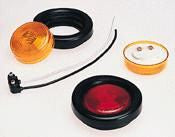 2" Round Trailer Light Open Back Grommet – Rubber Mount for Marker & Clearance Lights - detail view | AAA Trailer