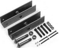 2" Slipper Trailer Spring Equalizer Kit for 33.5" Axle Spacing - full product view | AAA Trailer