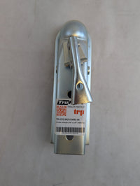 2" Straight Trailer Coupler – Lever Lock | 3,500 lb Capacity | CT-3001-Z Zinc Plated - 3,500 lb - close-up view | AAA Trailer