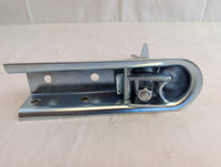 2" Straight Trailer Coupler – Lever Lock | 3,500 lb Capacity | CT-3001-Z Zinc Plated - 3,500 lb - close-up view | AAA Trailer