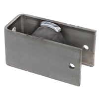 2" Wide Slipper Spring Rear Hanger - w 7/16" Keeper Bolt HG-3028-R - alternate angle | AAA Trailer