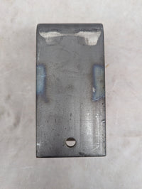 2" Wide Slipper Spring Rear Hanger - w 7/16" Keeper Bolt HG-3028-R - full product view | AAA Trailer