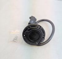 20 Amp 115V RV Shore Power Inlet with Extension Cord | Trailer Electrical Outlet - 115V, 2.5 x 2.5 x 3 - close-up view | AAA 
