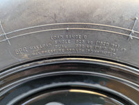 205/75R15 LoadStar ST Radial Trailer Tire w/ 15" Black Mod Wheel - 5 on 4-1/2 -LR C - alternate angle | AAA Trailer