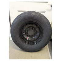 Rainier ST 235/80R16 10 Ply Tire with 16" Steel Wheel - full product view | AAA Trailer