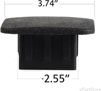 2.5" Heavy Duty 2 1/2" Trailer Hitch Cover Cap Plug Fits 2.5" Receivers - detail view | AAA Trailer
