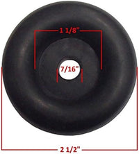 2.5" Round Trailer Ramp Door Rubber Bumper – Heavy Duty Cargo Trailer Ramp Stop - full product view | AAA Trailer