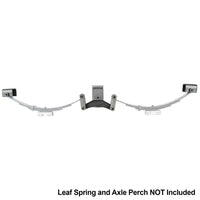 3-1/4" Double Eye Trailer Leaf Spring Hanger – 9/16" Bolt Hole | Suspension Mount Bracket - detail view | AAA Trailer