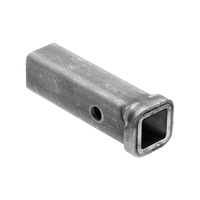 Reese 3006 6 inch combo bar receiver tube with collar, 1-1/4 inch square ID, raw weld-ready finish