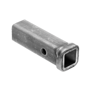 Reese 3006 6 inch combo bar receiver tube with collar, 1-1/4 inch square ID, raw weld-ready finish