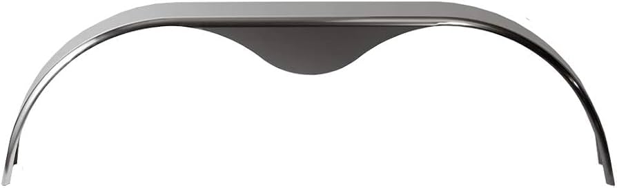 Aluminum Tandem Fender 9x72x20 Smooth Teardrop