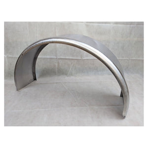 Kampco 32x9 Smooth Aluminum Single Axle Round Trailer Fender - One Fender - 32x9 - full product view | AAA Trailer
