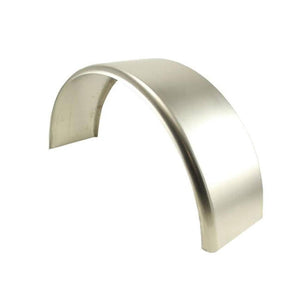 32x10-3/4 Smooth Aluminum Single Axle Round Trailer Fender - One Fender - 32x10 - full product view | AAA Trailer