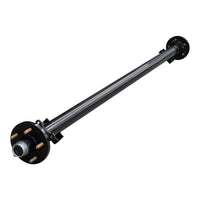 3500 lb Capacity Trailer Idler Axle with 4" Drop - 3500 lb - close-up view | AAA Trailer