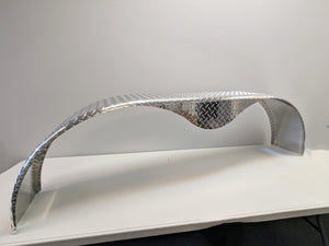 Kampco Aluminum Fender Tandem 72 x 10 No Backer Plate- Diamond Plate