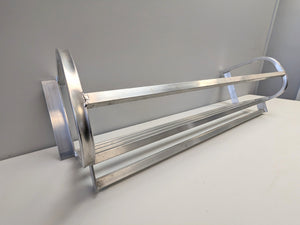 Wall mounted Snowmobile & ATV Helmet Trailer Rack