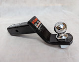 CURT 45056 Trailer Hitch Mount with 2-Inch Ball & Pin, Fits 2-In Receiver, 7,500 lbs, 4-Inch Drop