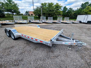 Silver Ox 7k Aluminum Car Hauler Trailer 20+2 - 22ft Overall Deck