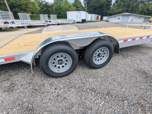 Silver Ox 7k Aluminum Car Hauler Trailer 20+2 - 22ft Overall Deck